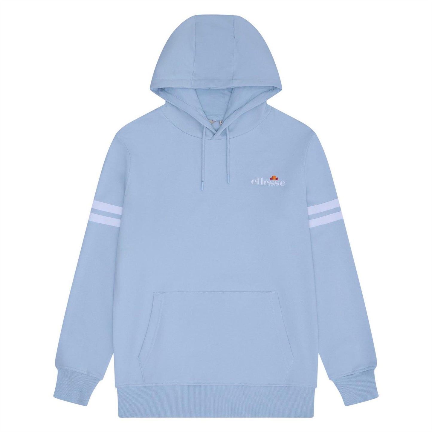 Light Blue - Front - Ellesse Mens Long-Sleeved Pullover Hoodie