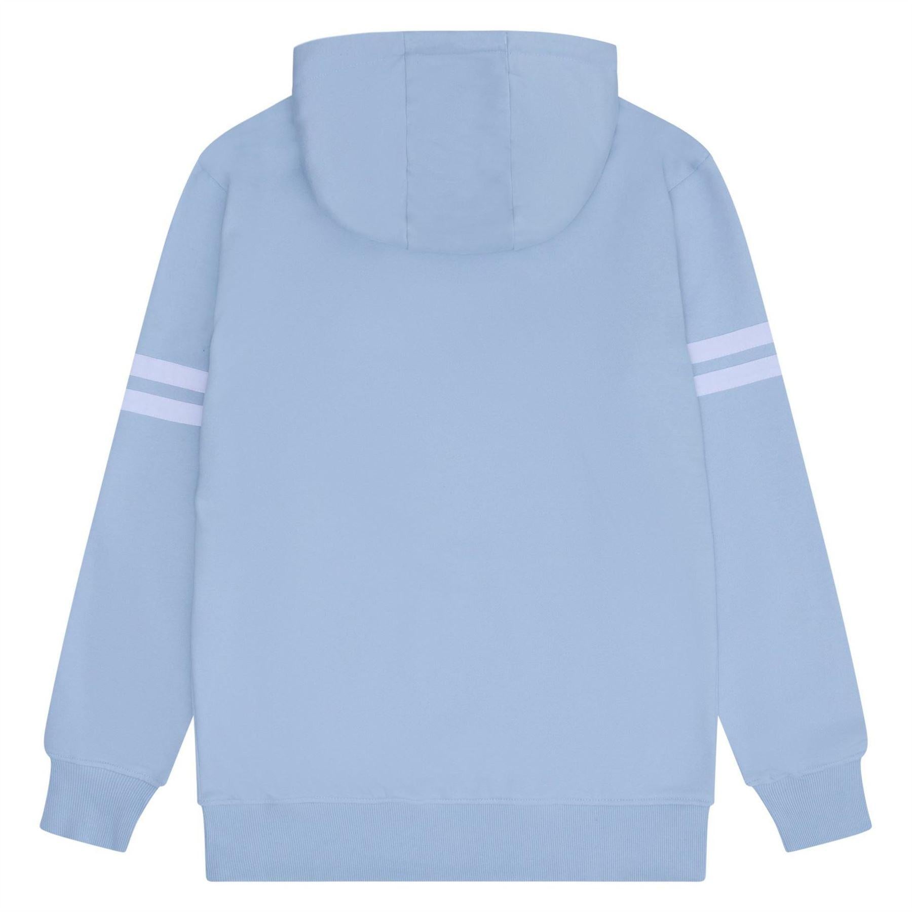 Light Blue - Back - Ellesse Mens Long-Sleeved Pullover Hoodie