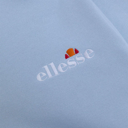 Light Blue - Side - Ellesse Mens Long-Sleeved Pullover Hoodie