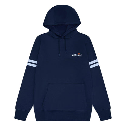 Navy - Front - Ellesse Mens Long-Sleeved Pullover Hoodie