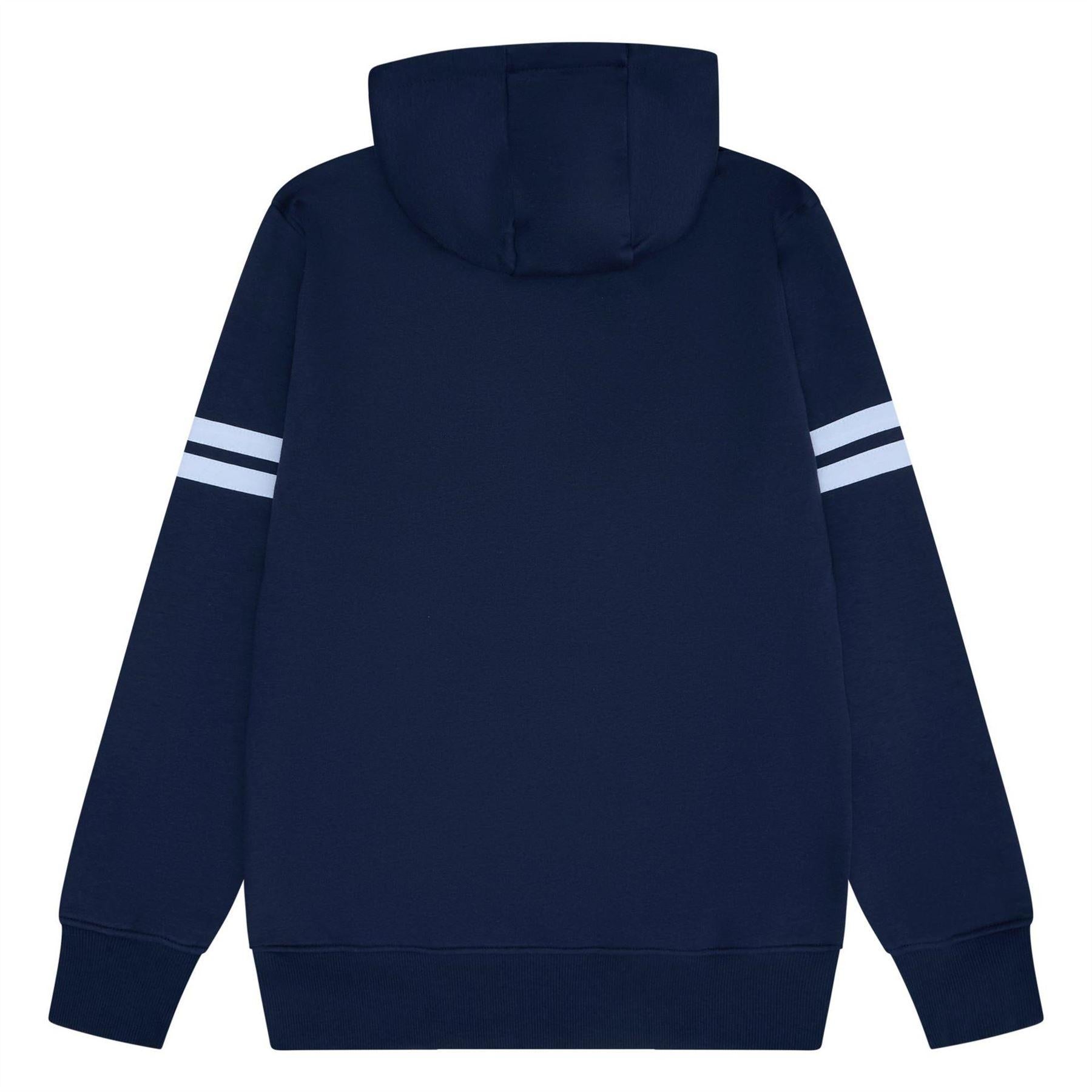 Navy - Back - Ellesse Mens Long-Sleeved Pullover Hoodie