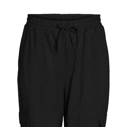 Black - Back - Noisy May Womens-Ladies Regular Combat Trousers