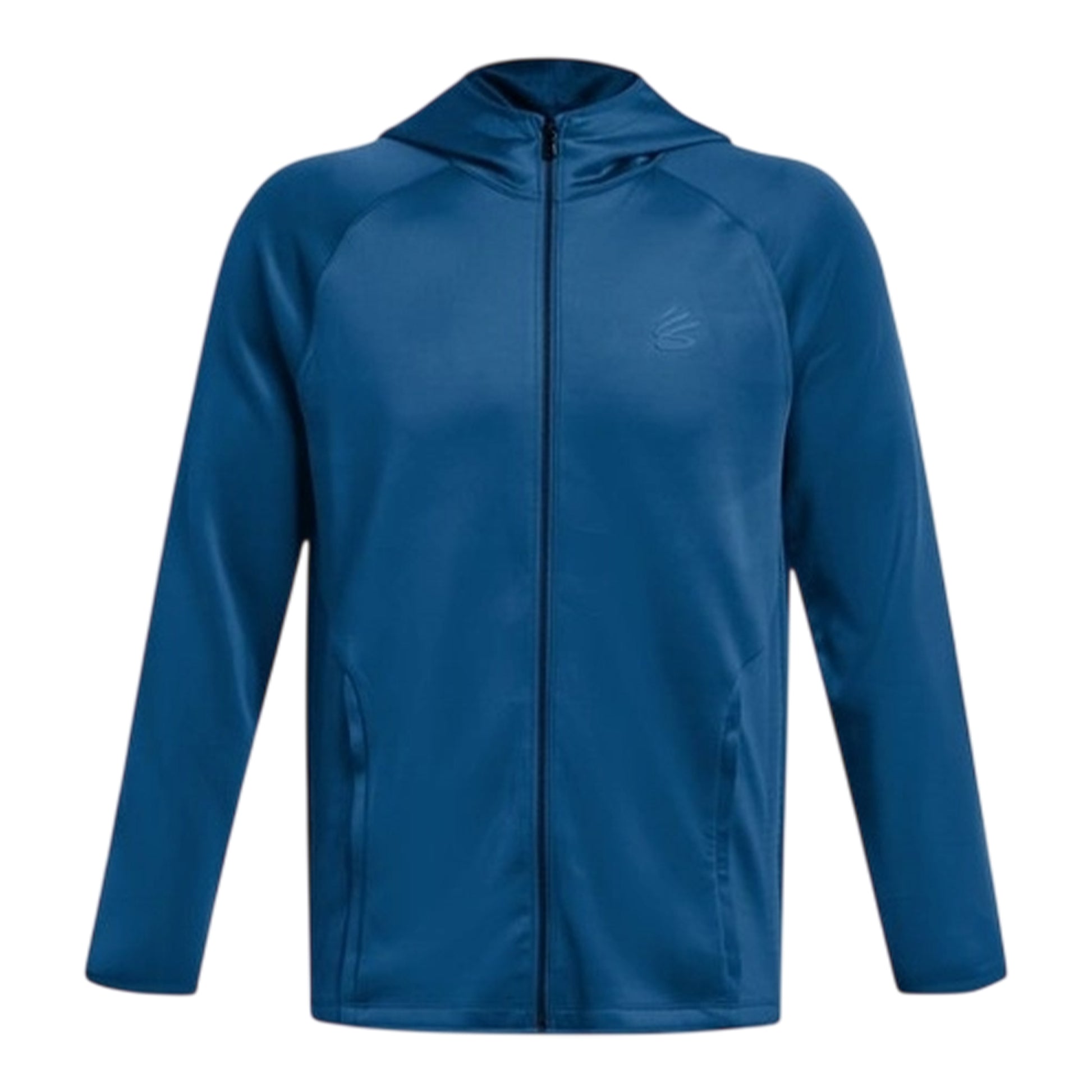 Blue - Front - Under Armour Mens Curry Small Logo Running Joggers