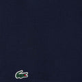 Blue - Side - Lacoste Womens-Ladies Printed Ultra Dry Sport Crop Top