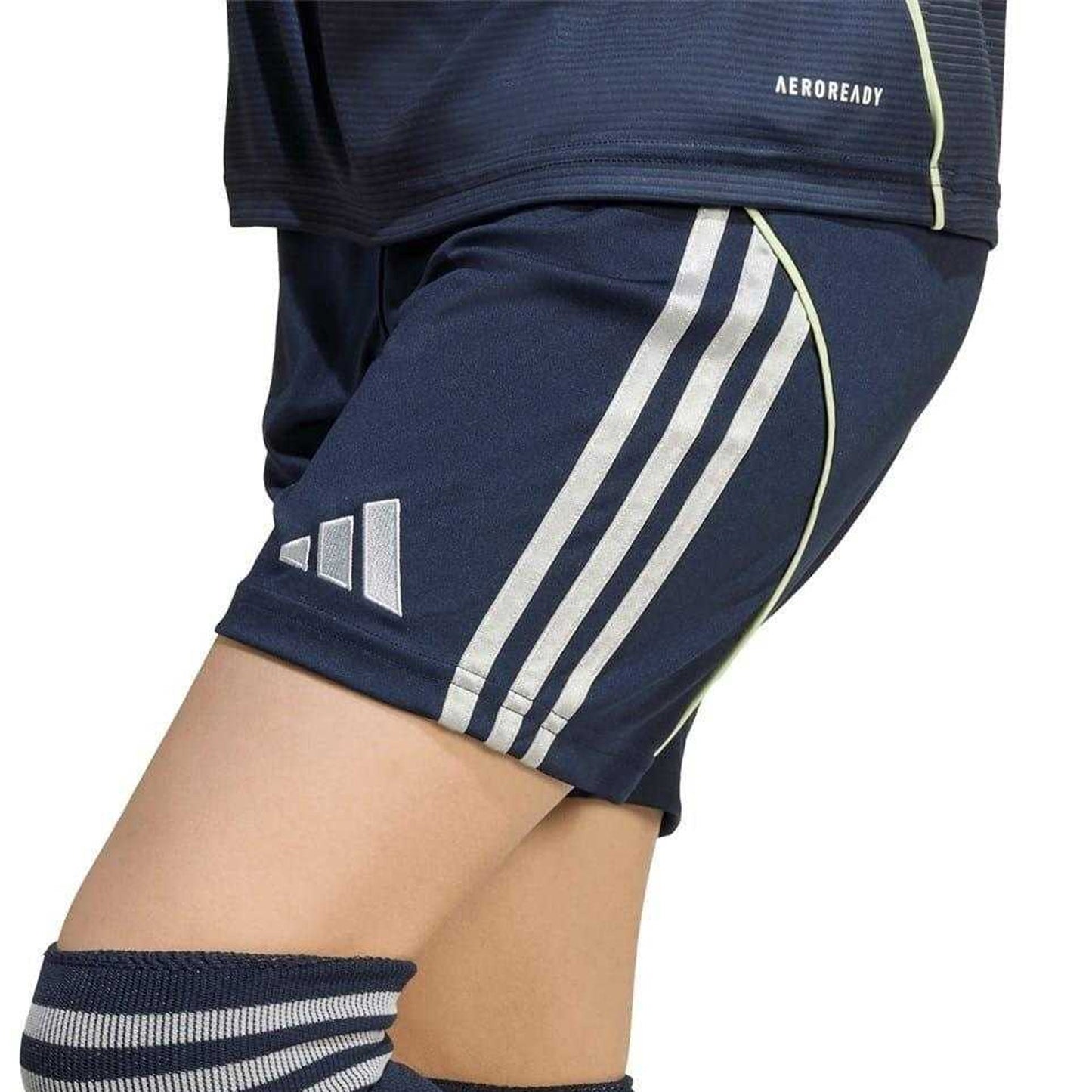 Blue - Side - Adidas Childrens-Kids 2025-2026 Real Madrid CF Away Shorts