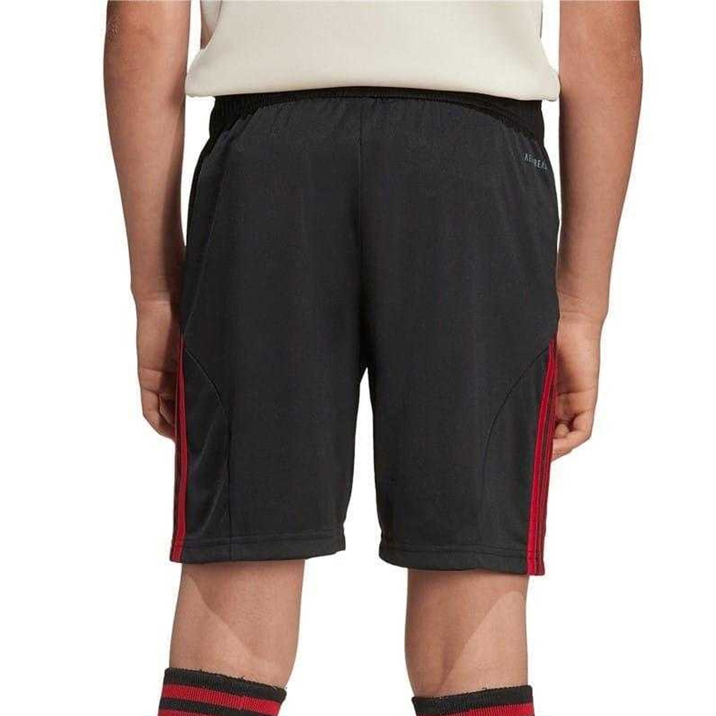 Black - Back - Adidas Childrens-Kids 25-26 Liverpool FC Away Shorts