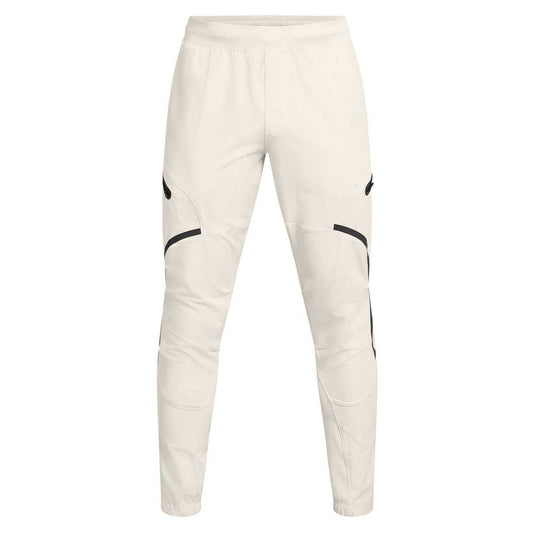 White - Front - Under Armour Mens Unstoppable Tapered Combat Trousers