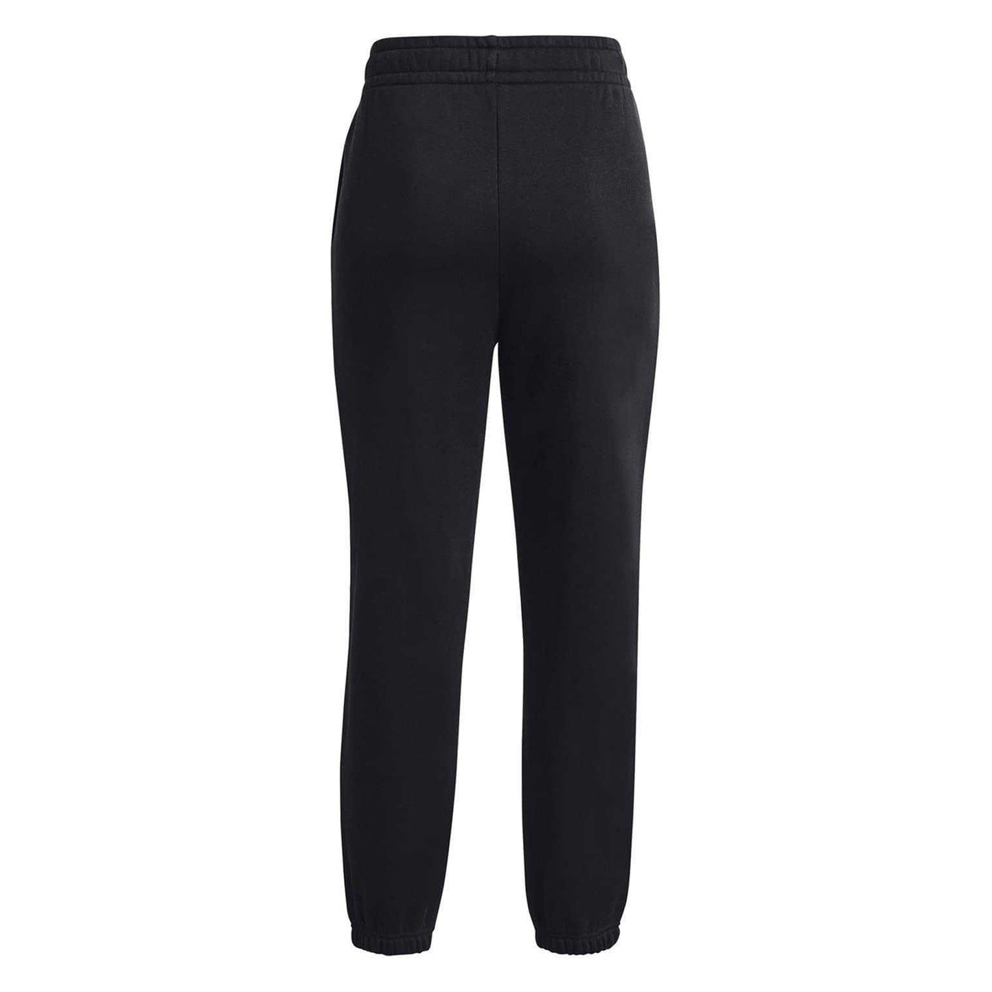 Black - Back - Under Armour Womens-Ladies Essential Jogging Bottoms