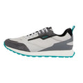 Light Grey - Lifestyle - Hugo Mens Icelin Suede Panel Running Trainers
