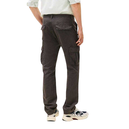 Washed Black - Back - Tommy Jeans Mens Ryan Cargo Trousers