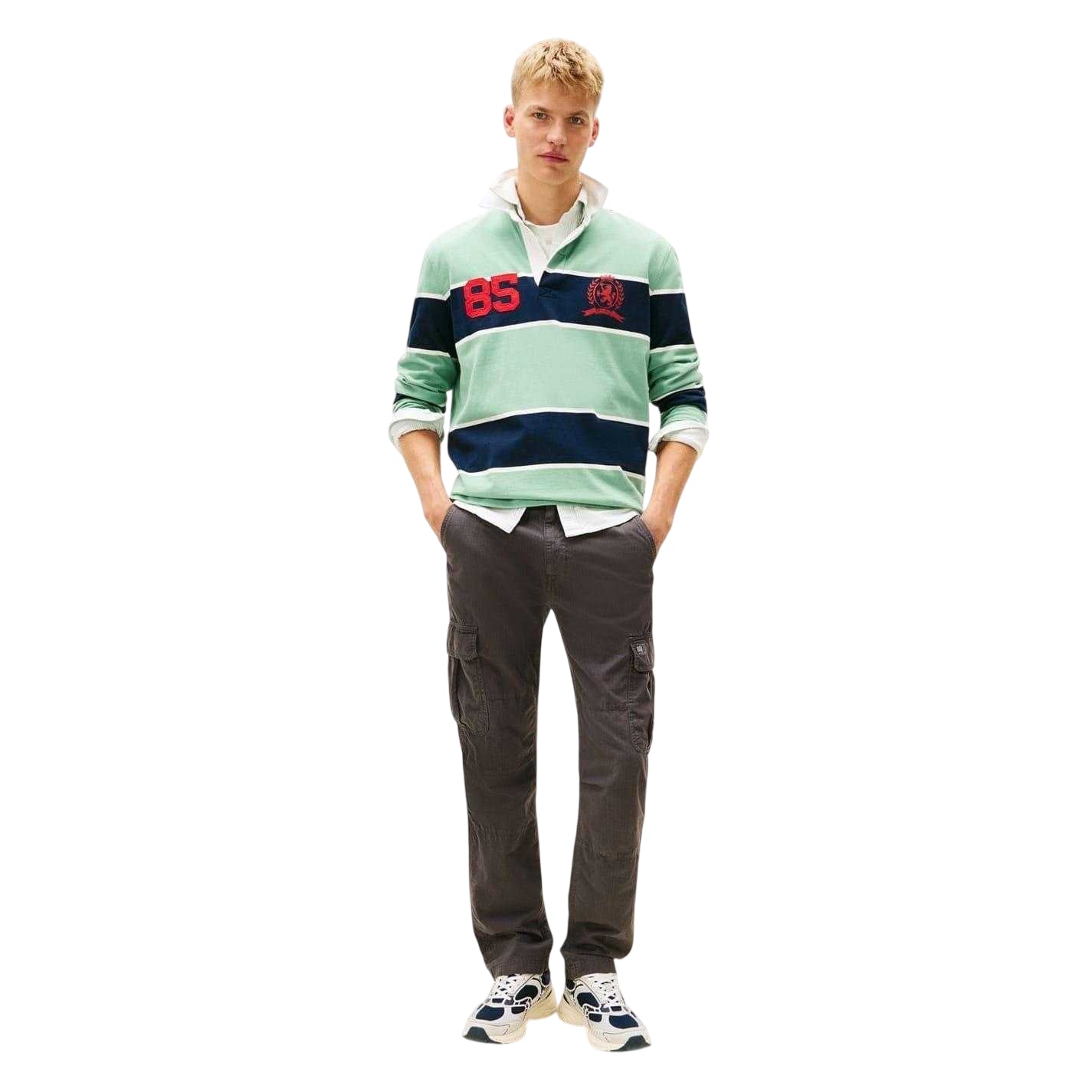 Washed Black - Lifestyle - Tommy Jeans Mens Ryan Cargo Trousers