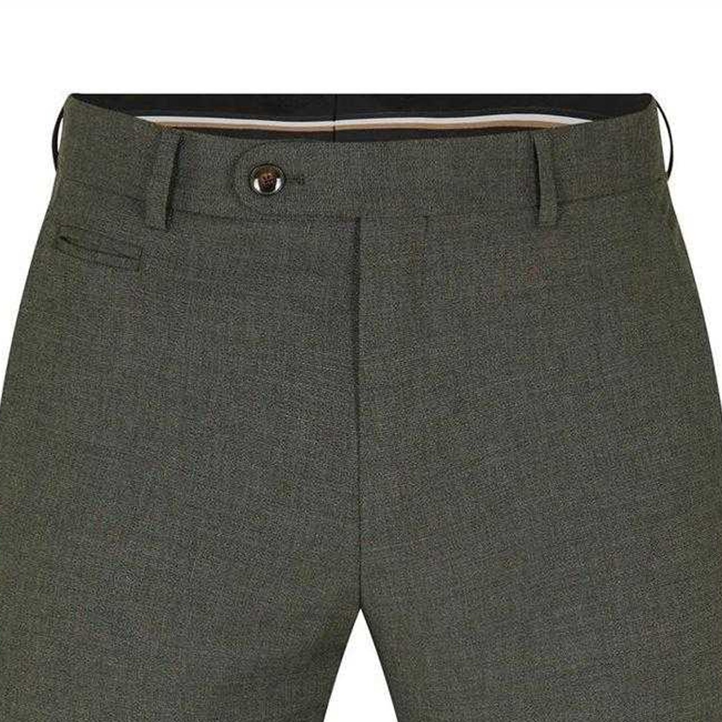 Dark Green - Back - Boss Mens H-Genius Straight Leg Trousers