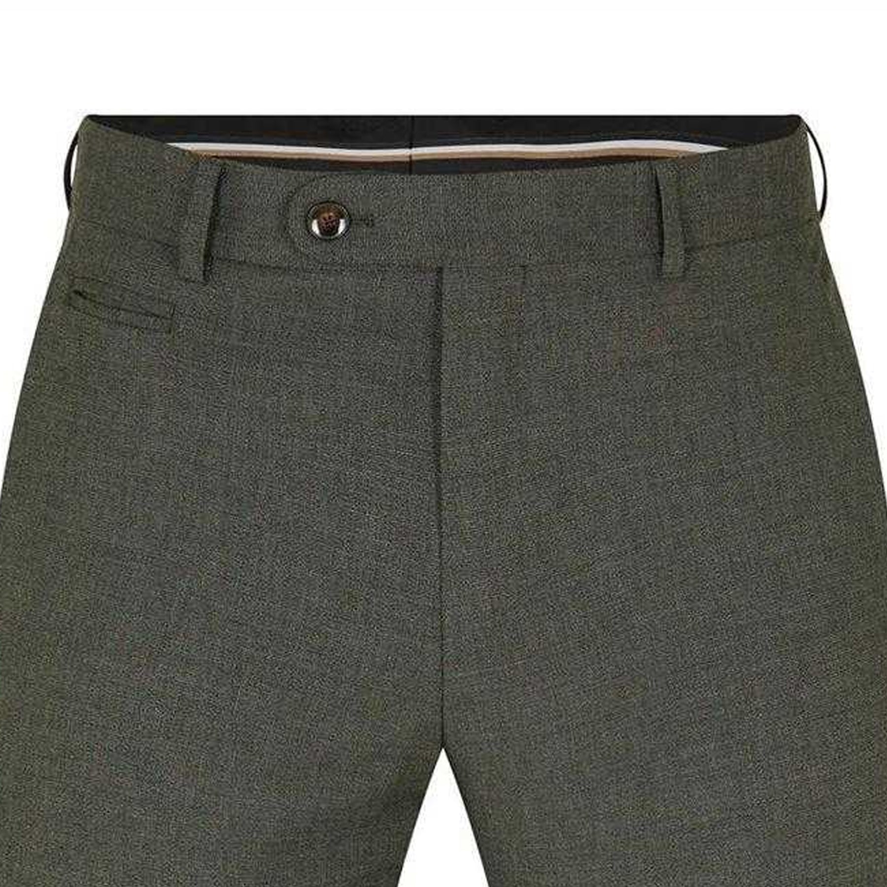 Dark Green - Back - Boss Mens H-Genius Straight Leg Trousers