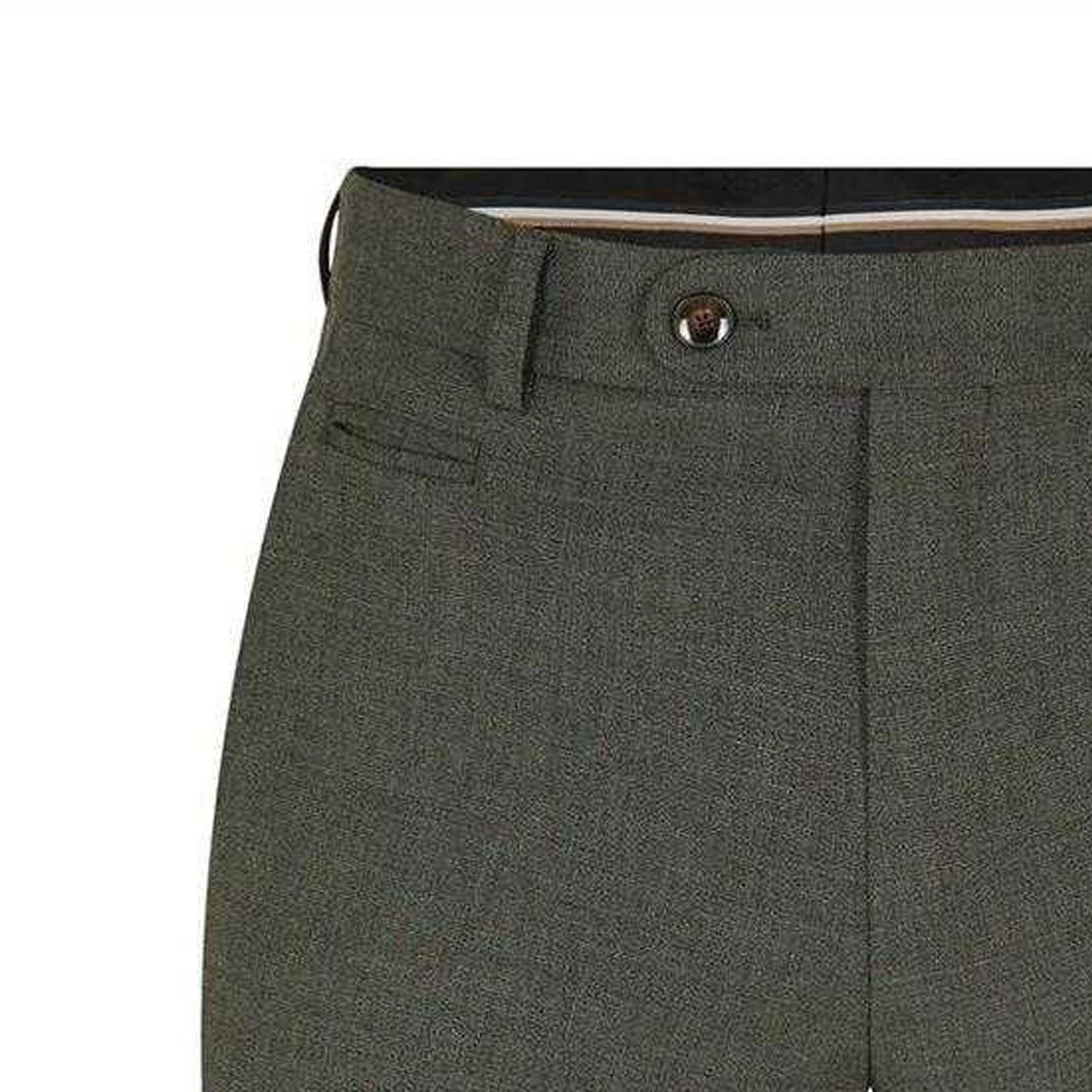 Dark Green - Side - Boss Mens H-Genius Straight Leg Trousers