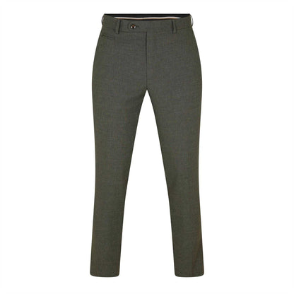 Dark Green - Front - Boss Mens H-Genius Straight Leg Trousers