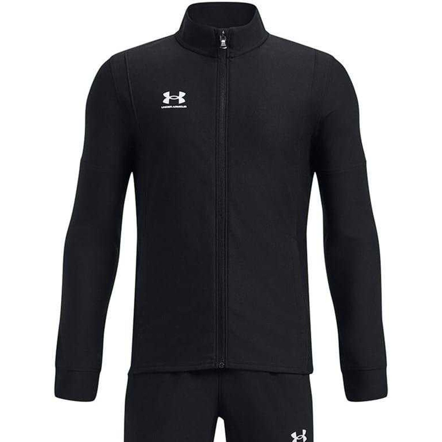 Black - Side - Under Armour Boys UA Challenger Tracksuit