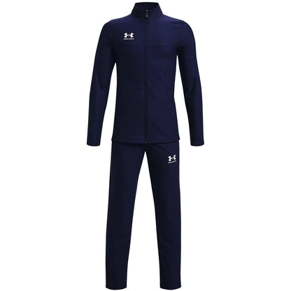 Navy - Front - Under Armour Boys UA Challenger Tracksuit