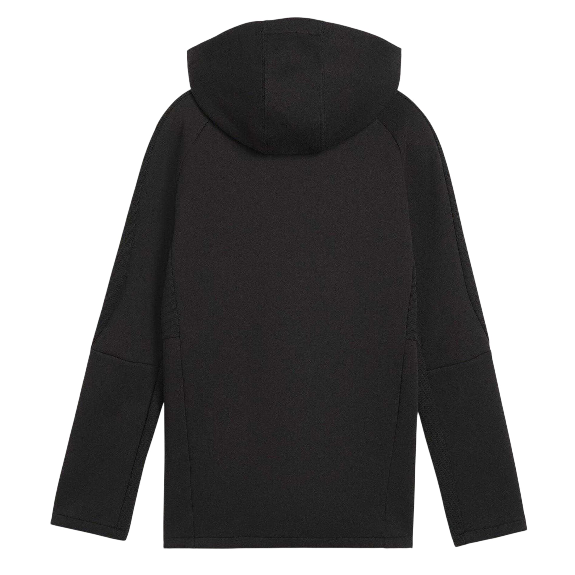 Puma Black - Back - Puma Childrens-Kids Full Zip Hoodie