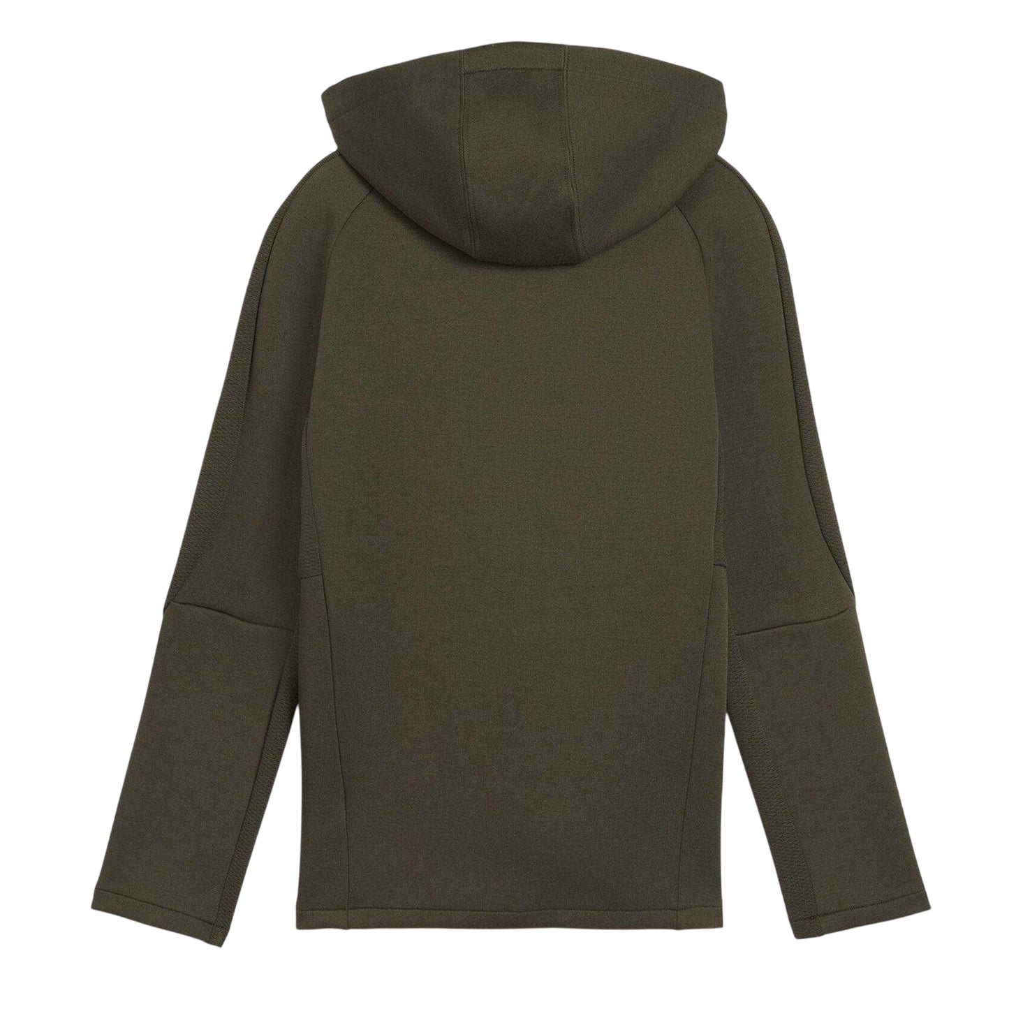 Dark Olive - Back - Puma Childrens-Kids Full Zip Hoodie