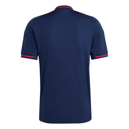 Blue - Back - Adidas Mens 2025-2026 Olympique Lyonnais Away Shirt