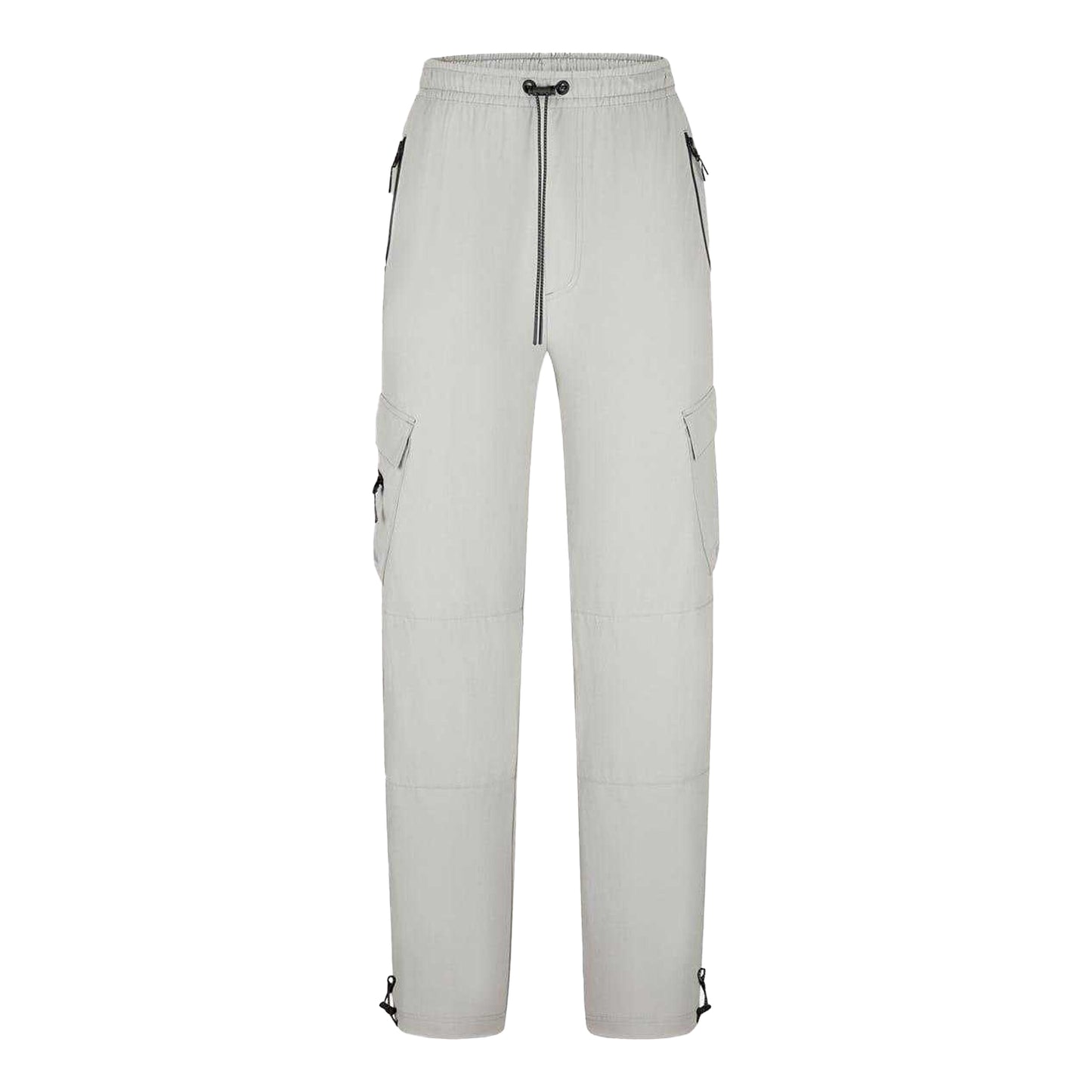 Grey - Front - Everlast Mens Wordmark Combat Trousers