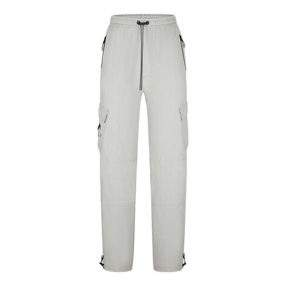 Grey - Front - Everlast Mens Wordmark Combat Trousers
