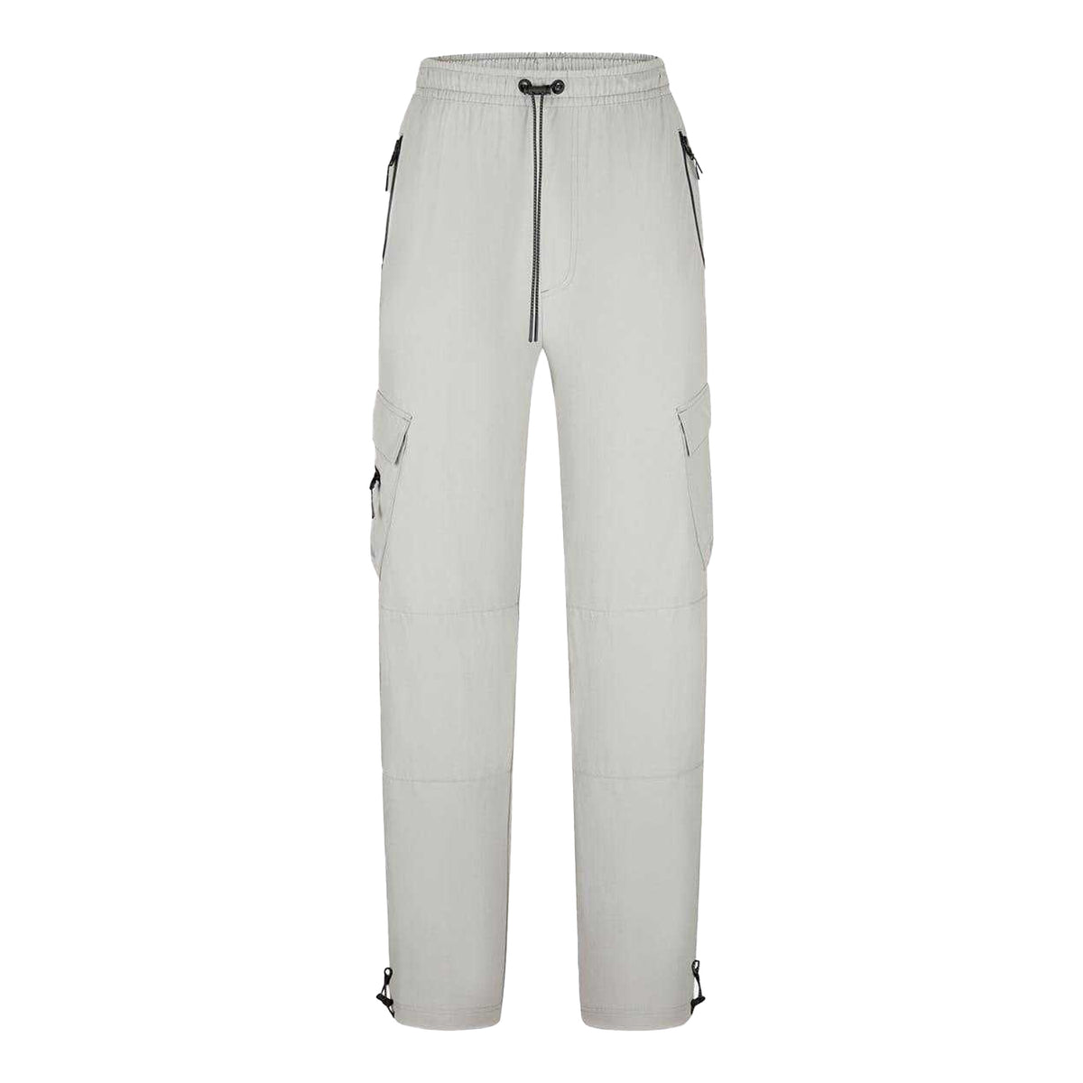 Grey - Front - Everlast Mens Wordmark Combat Trousers