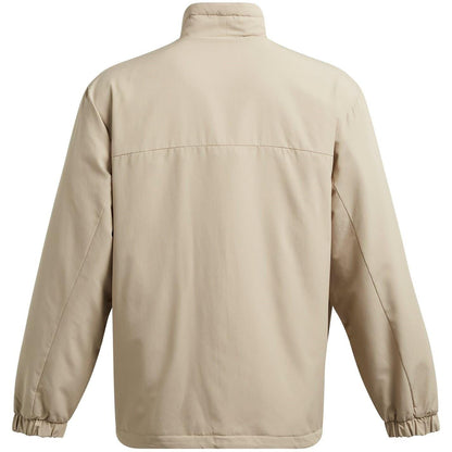 Brown - Back - Under Armour Mens Chest Pocket Relaxed Fit Soft Shell Jacket