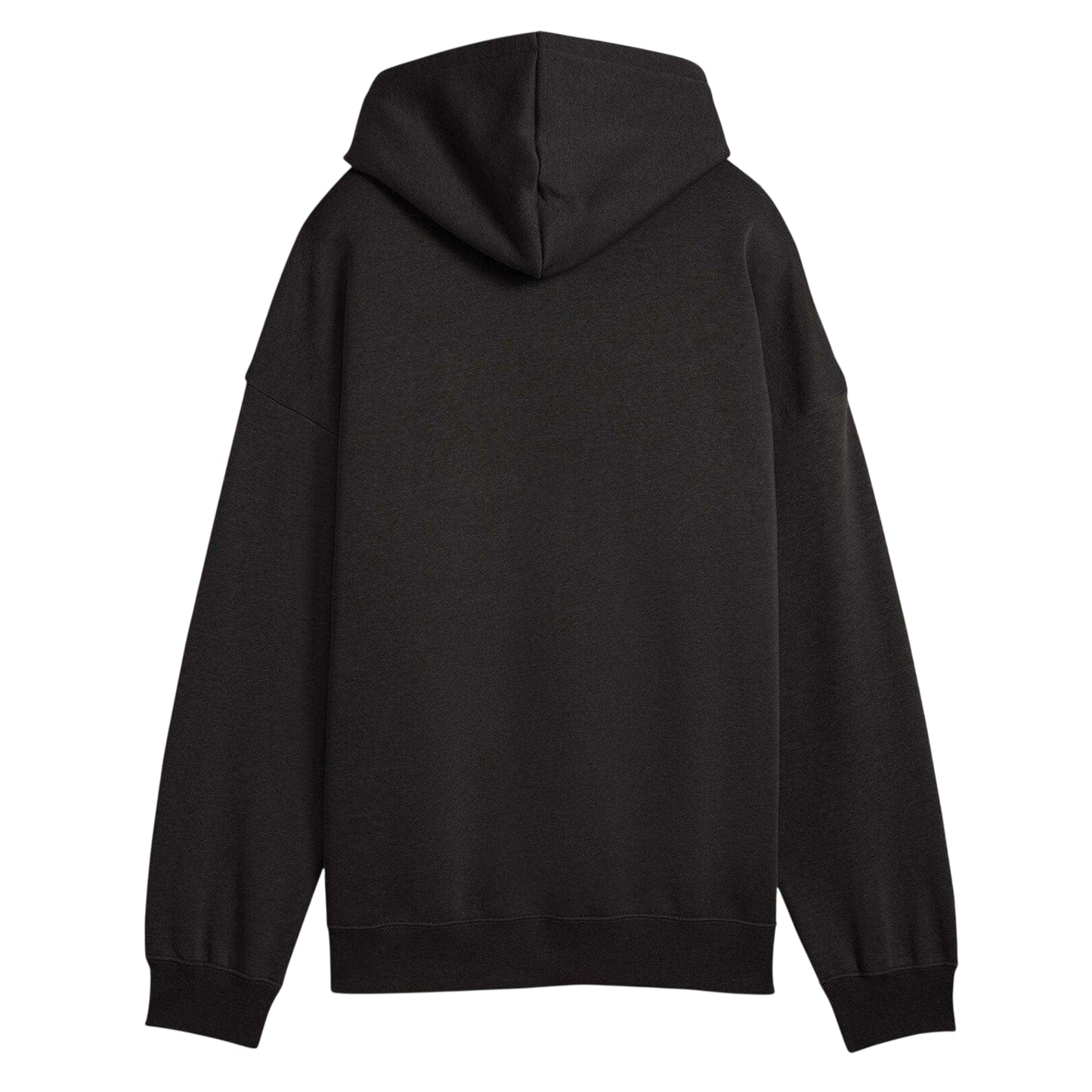 Black - Back - Puma Womens-Ladies Essentials Oversized Hoodie