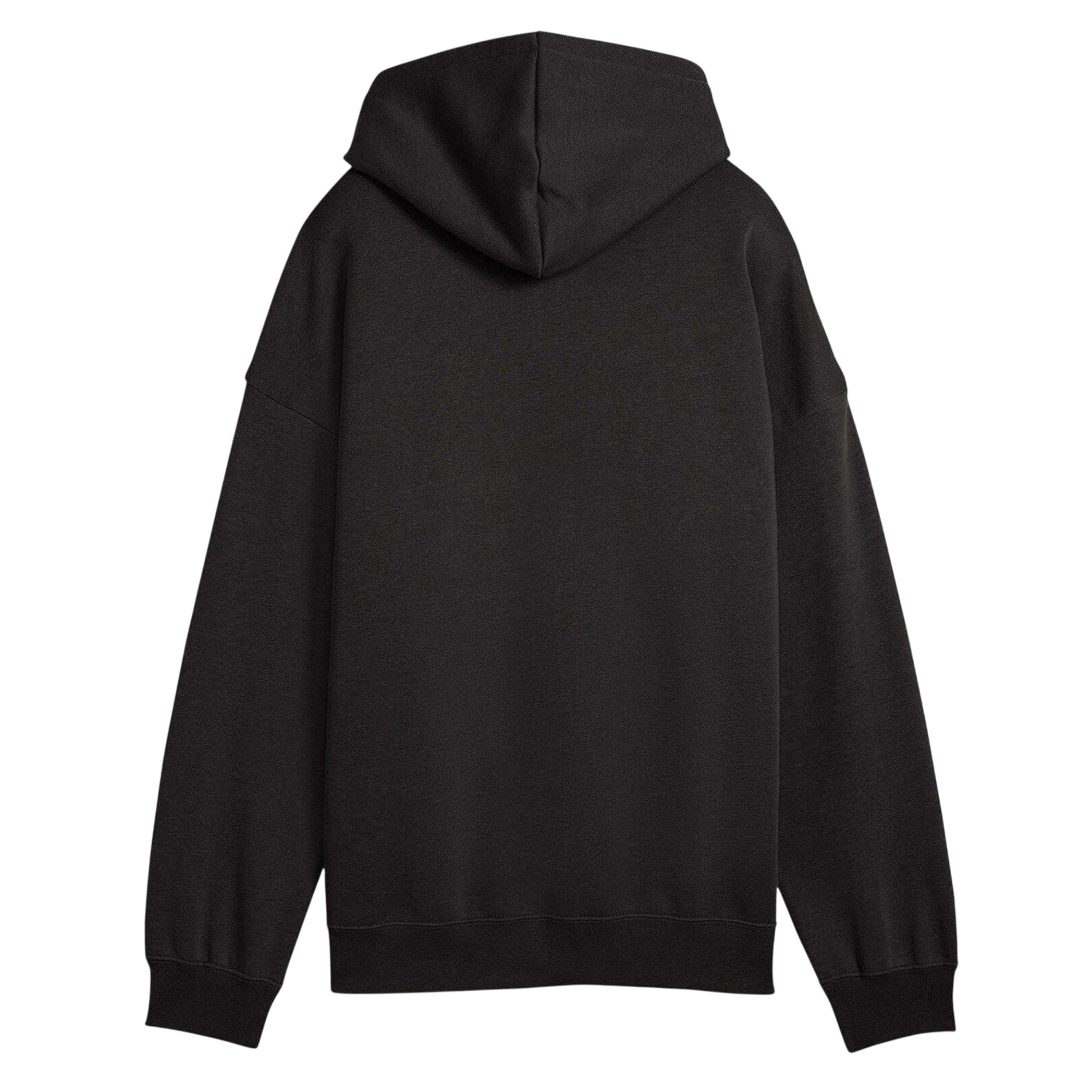 Black - Back - Puma Womens-Ladies Essentials Oversized Hoodie