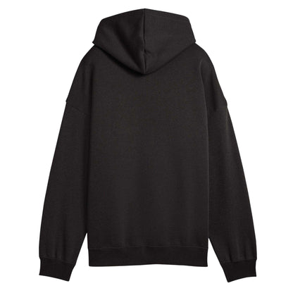 Black - Back - Puma Womens-Ladies Essentials Oversized Hoodie