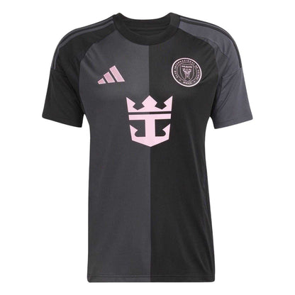 Black - Front - Adidas Mens Messi 25-26 Inter Miami CF Away Jersey