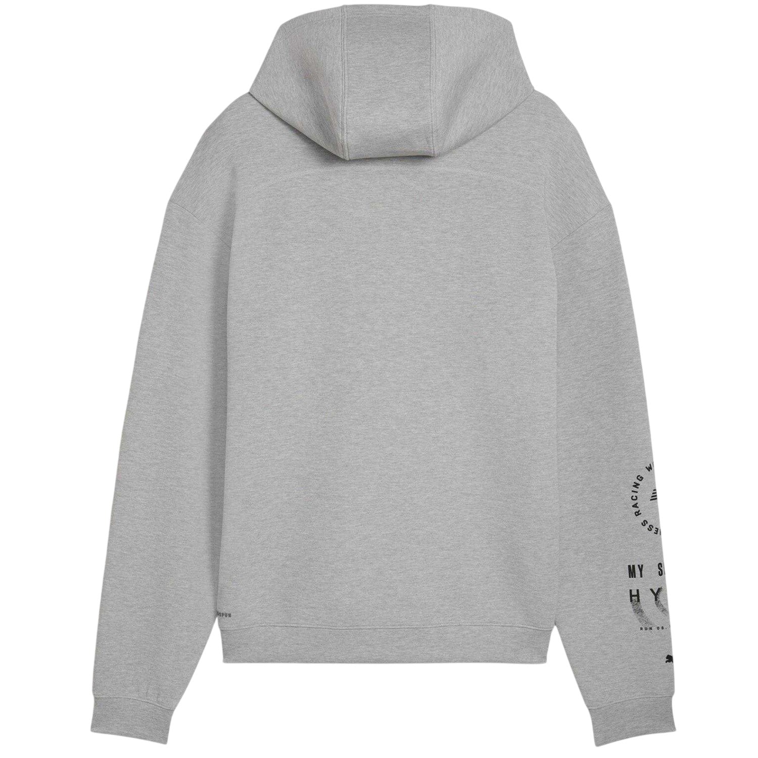 Grey Heather - Back - Puma Mens Hyrox Pullover Hoodie