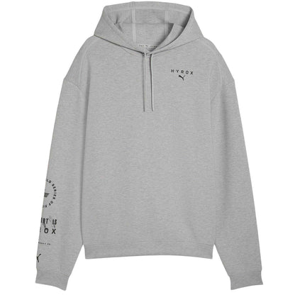 Grey Heather - Front - Puma Mens Hyrox Pullover Hoodie