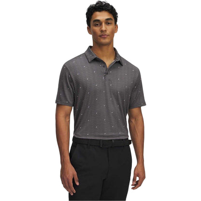 Grey - Front - Under Armour Mens Printed Polo Shirt