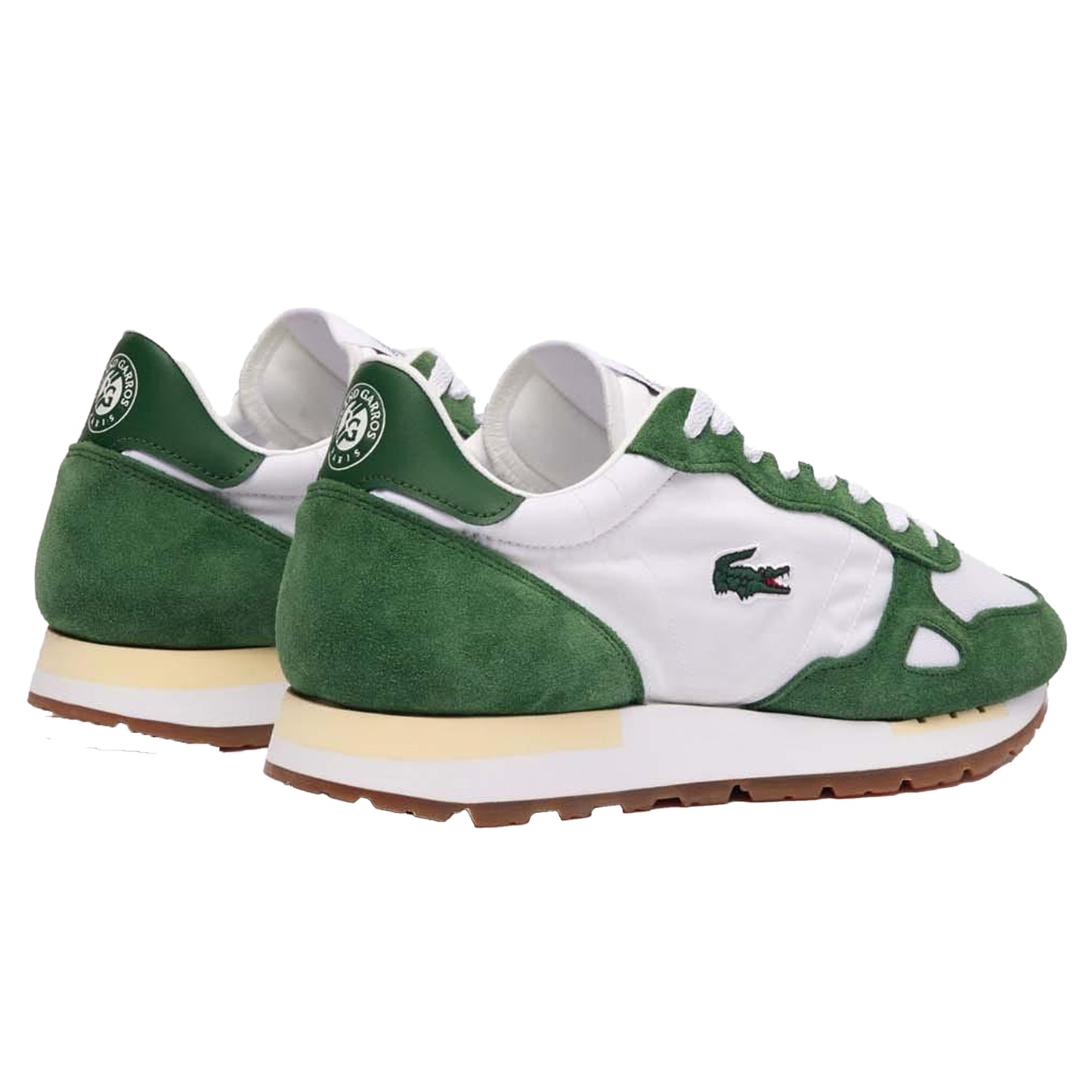White - Pack Shot - Lacoste Mens Partner Leather 70s Trainers