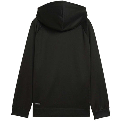 Puma Black - Back - Puma Childrens-Kids Overhead Hoodie