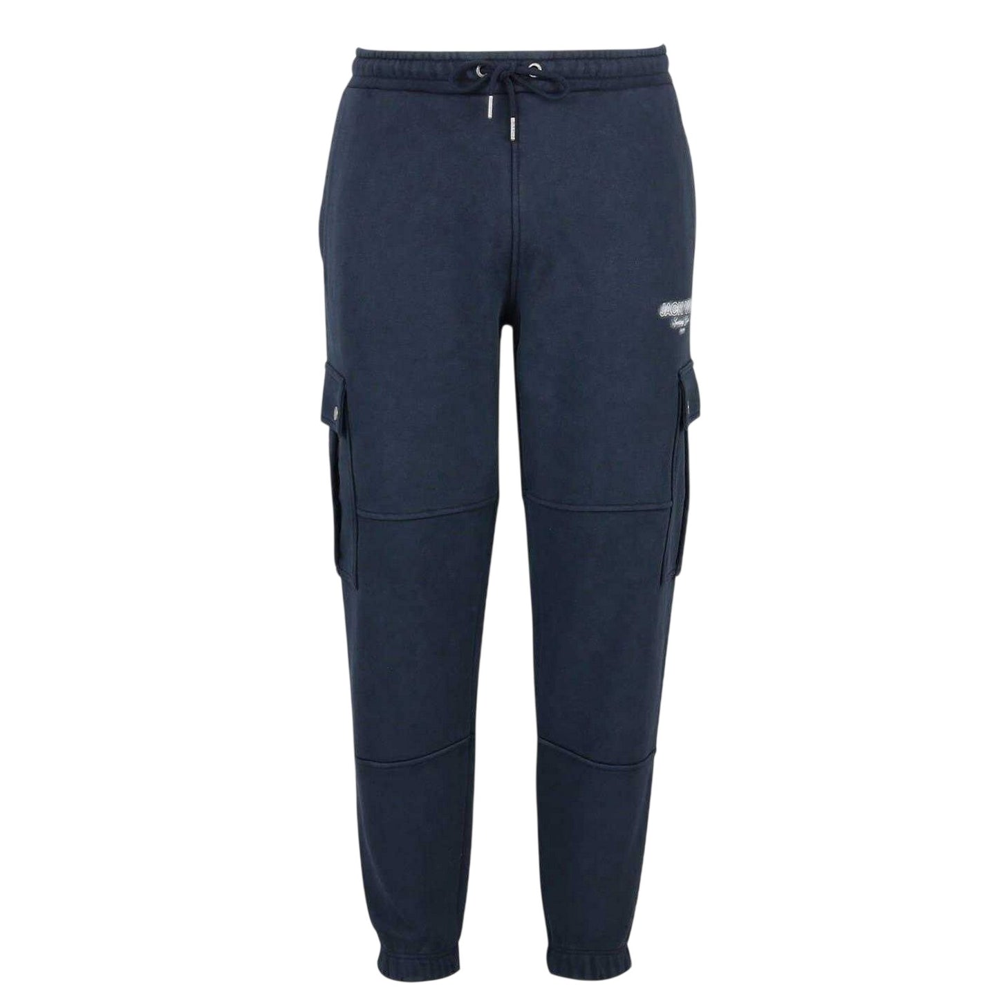 Navy - Front - Jack Wills Mens Script Combat Trousers