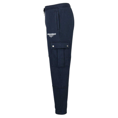 Navy - Side - Jack Wills Mens Script Combat Trousers
