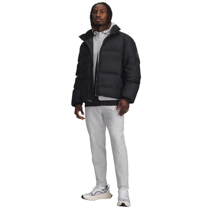Halo Grey-Black - Side - Under Armour Boys Unstoppable Tracksuit Bottoms