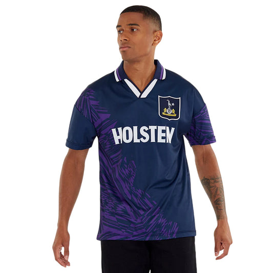 Purple - Front - Score Draw Mens 1994 Tottenham Hotspur FC Away Shirt