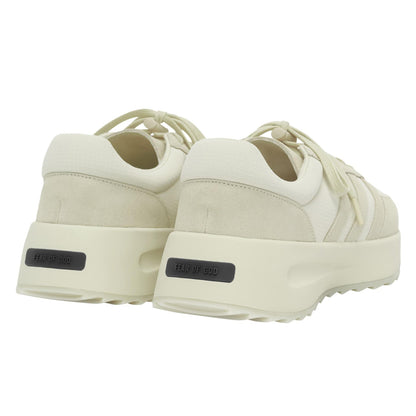 Pale Yellow - Back - Adidas Mens Athletics Suede Lace Up Trainers