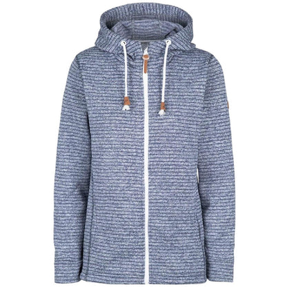 Navy - Front - Trespass Womens-Ladies Kari Full Zip Hoodie