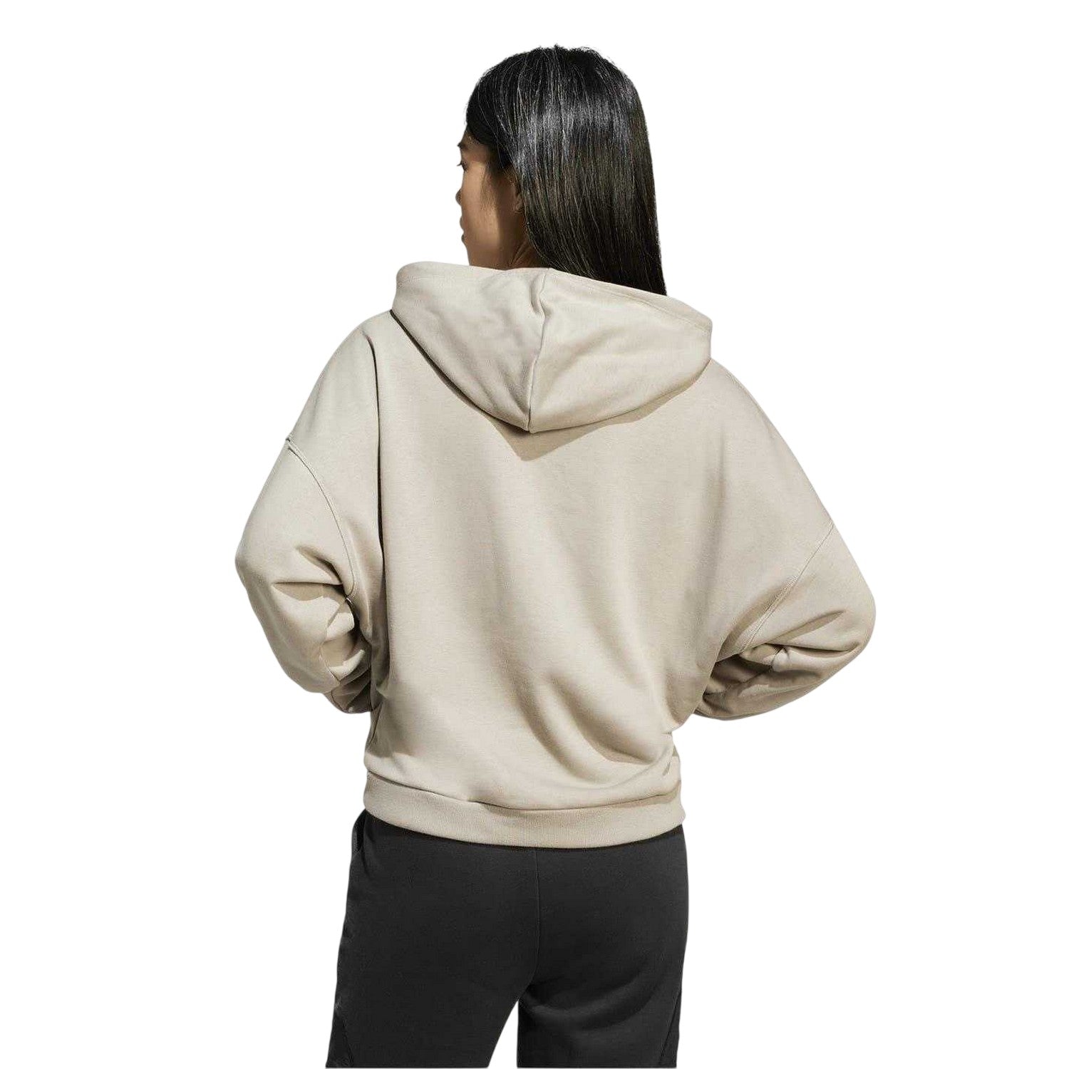 Natural Beige - Back - Adidas Womens-Ladies City Escape Stretch Hoodie