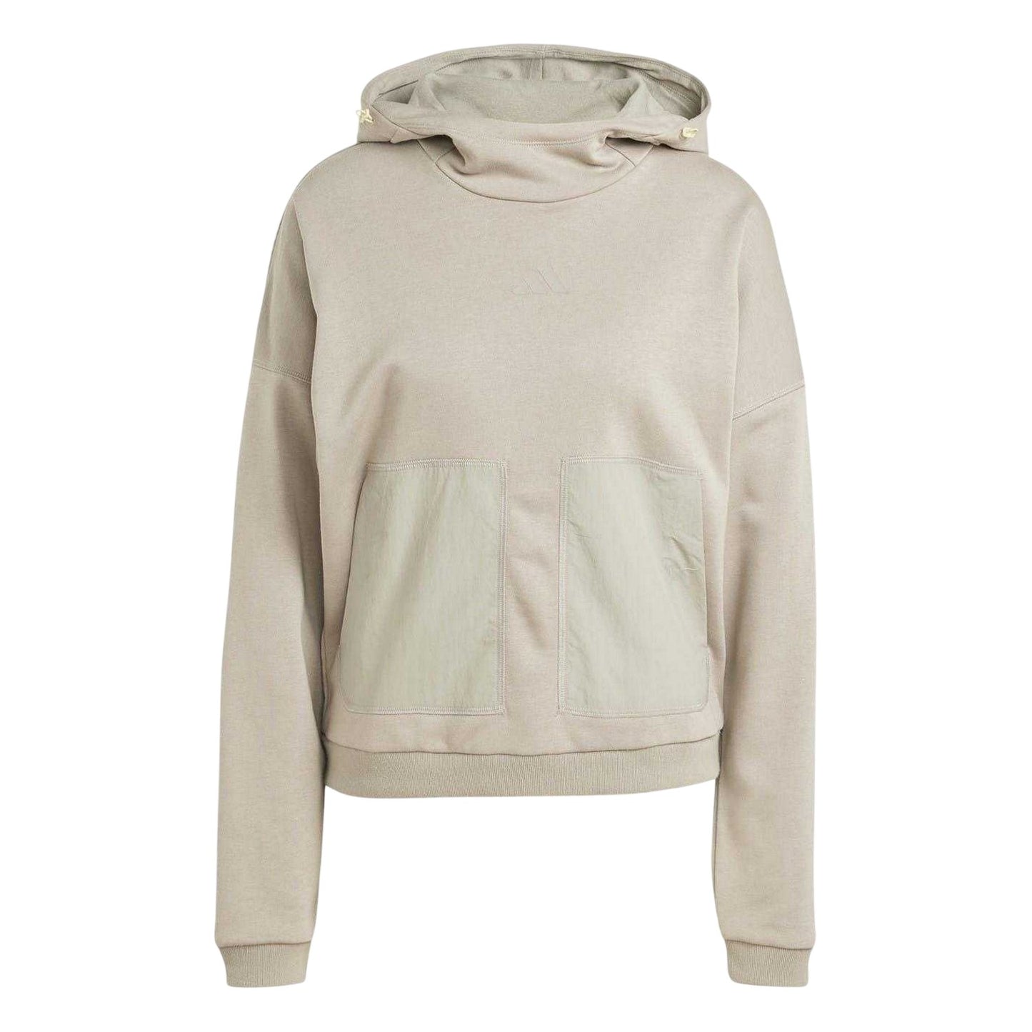 Natural Beige - Front - Adidas Womens-Ladies City Escape Stretch Hoodie