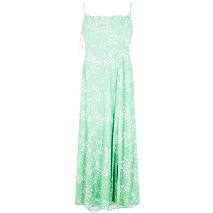 Green - Front - Jack Wills Womens-Ladies Floral Square Neck Slip Dress