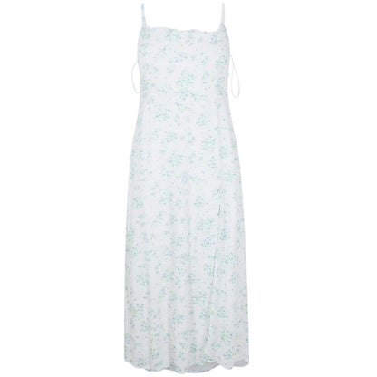 White-Blue - Front - Jack Wills Womens-Ladies Floral Square Neck Slip Dress