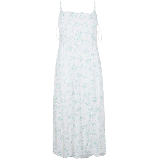White-Blue - Front - Jack Wills Womens-Ladies Floral Square Neck Slip Dress