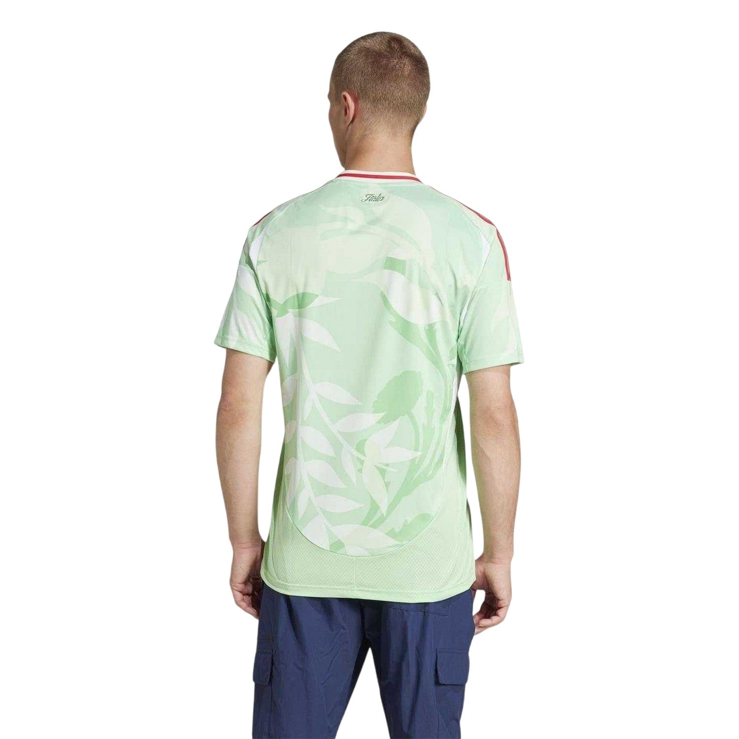 Green - Back - Adidas Mens 2025 Italy Away Jersey