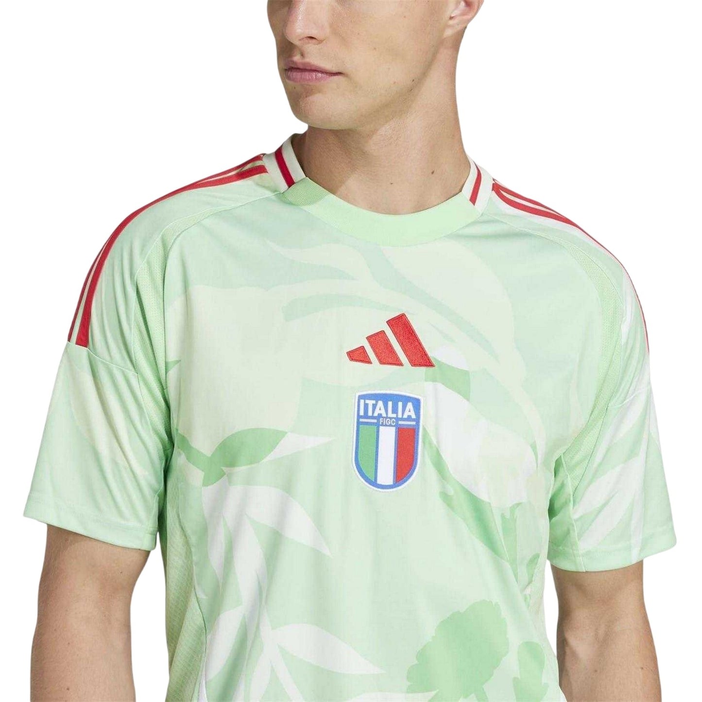 Green - Side - Adidas Mens 2025 Italy Away Jersey
